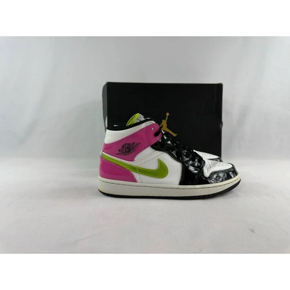Nike Air Jordan 1 Mid SE 'Cyber Active Fuchsia' CZ9834-100 Men's Size 8.5